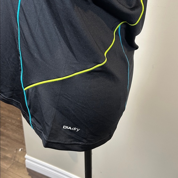 Diadora Black Pink Neon Hooded‎ Workout Hoodie XL - Picture 6 of 12